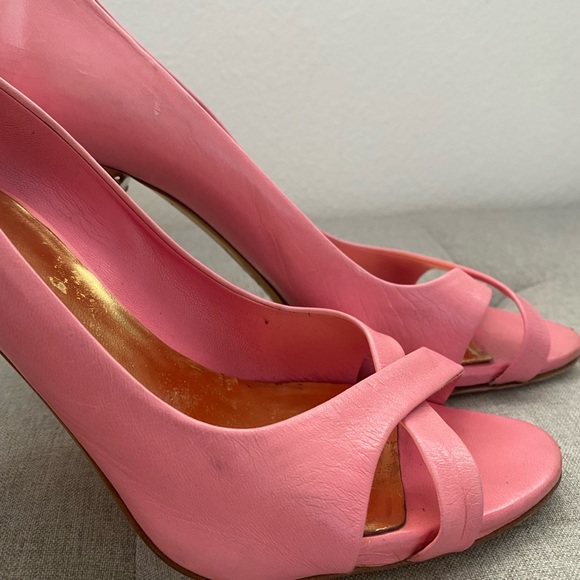 Miu Miu Pink Embellished Heels - Picture 9 of 15